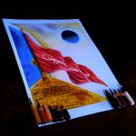 تابلو نقاشی مداد رنگی