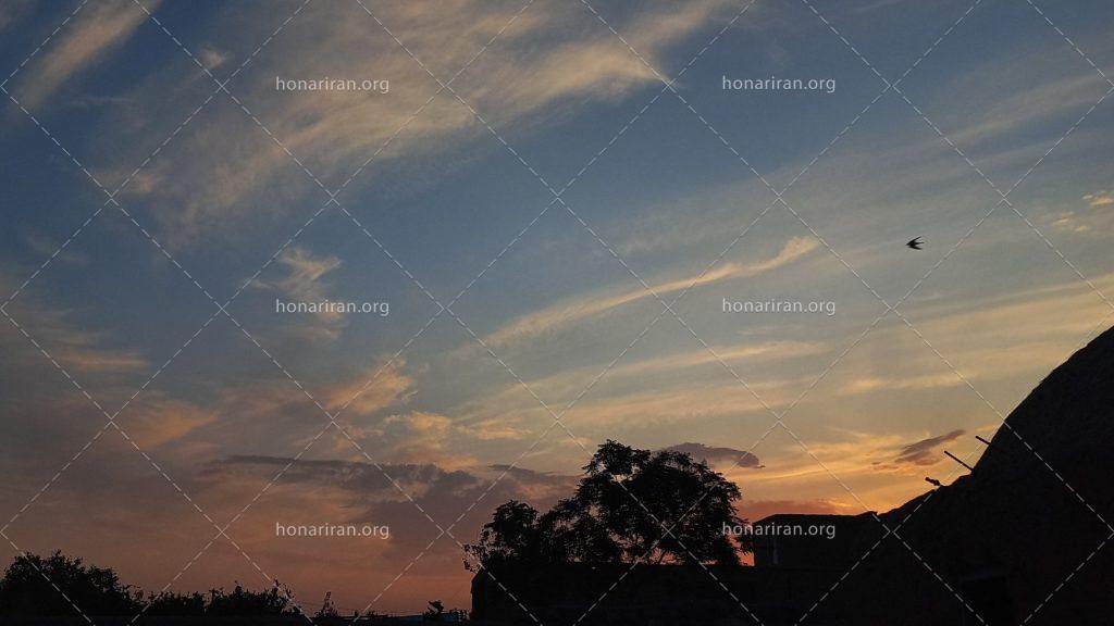 قطعه عکس آسمان ابری