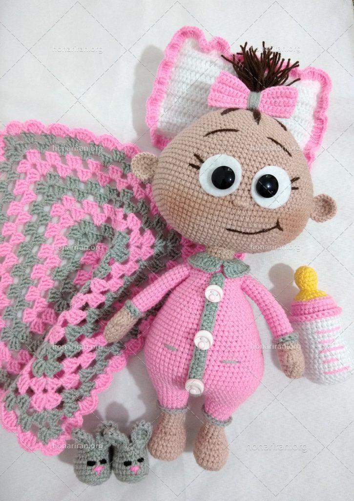 عروسک بافتنی(دستبافت)
