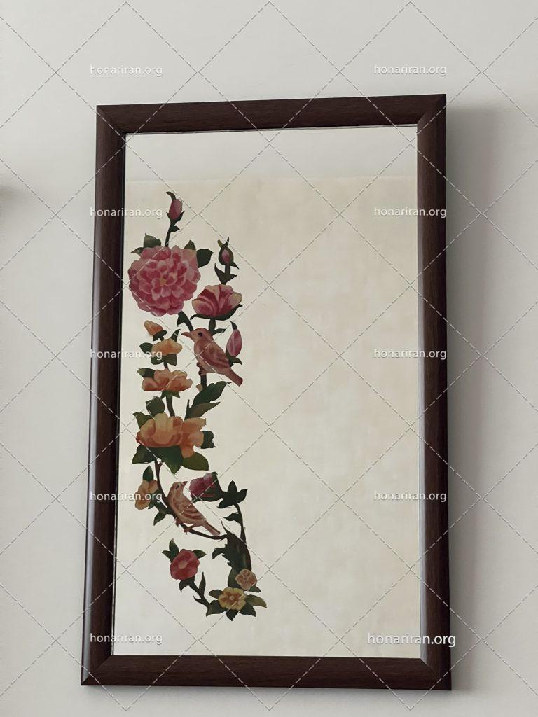 نقاشی پشت آینه