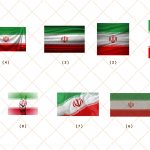 وکتور پرچم ایران jpg / png
