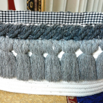 سبد طنابی تزیینی