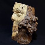 مجسمه چوبی اسکلت