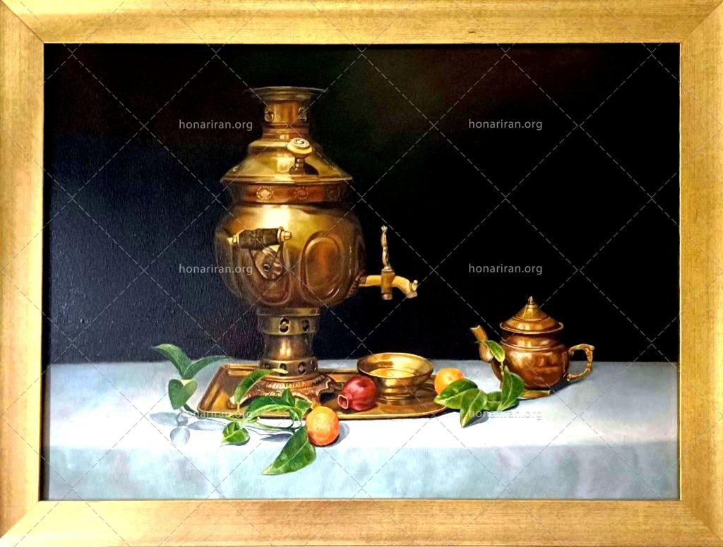 تابلوی original رنگ روغن طبیعت بی‌جان