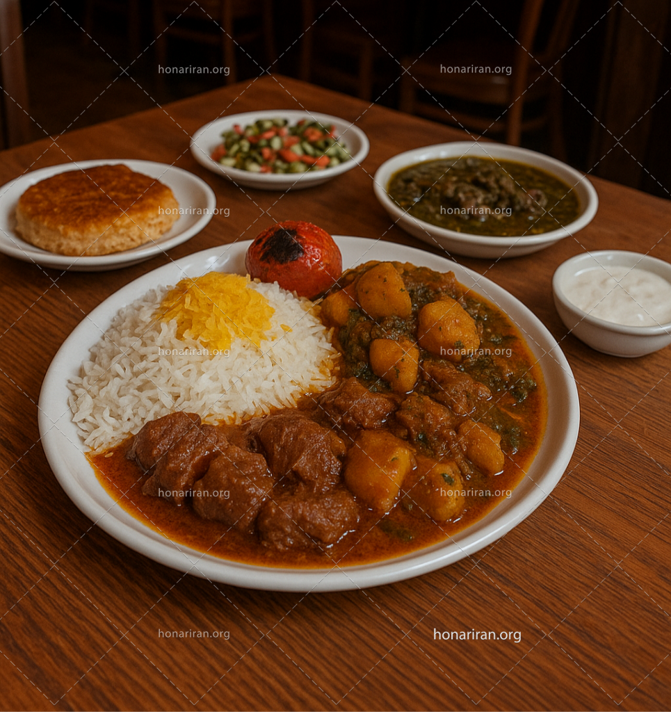 قطعه عکس غذای محلی