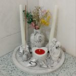 دکوریجات سنگ مصنوعی وشمع