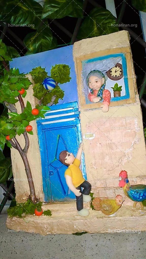 تابلو برجسته نما روستایی