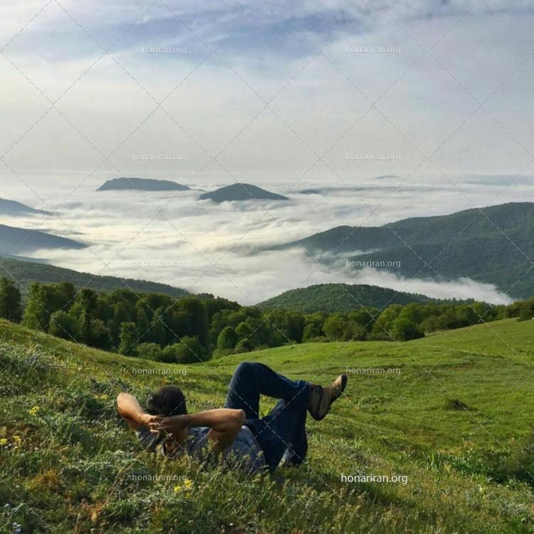 قطعه عکس آرمیده در طبیعت