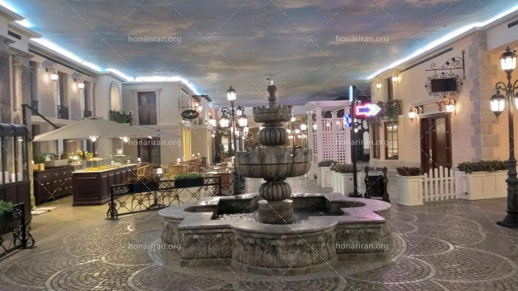قطعه عکس فواره فود کورت ملل