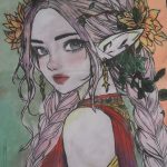 نقاشی آبرنگ فروش ویژه «نگهبان جنگل زمرد»