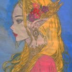 نقاشی اکریلیک نجوای پری (۱۵۰۰)