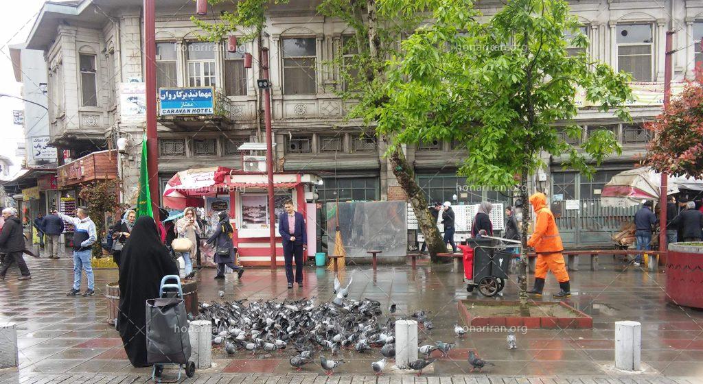 قطعه عکس حیات اجتماعی در محیط شهری شهر زیبای رشت