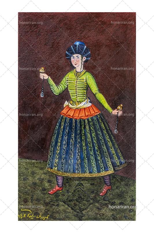 نقاشی رنگ روغن بنام تلخک