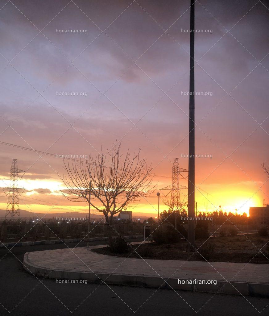 قطعه عکس غروب رباط کریم