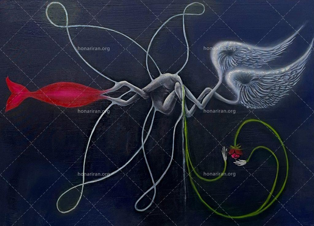 تابلو رنگ روغن پیوندهای ناقض