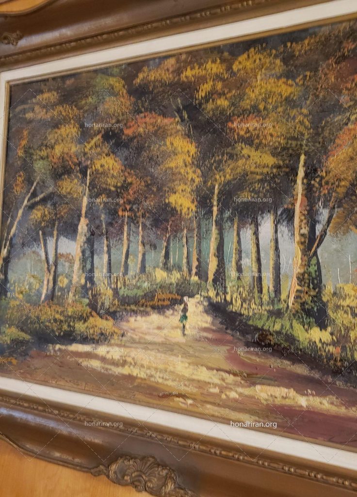 تابلو نقاشی رنگ روغن پاییز