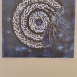 تابلو نقاشی خط رقص سماء