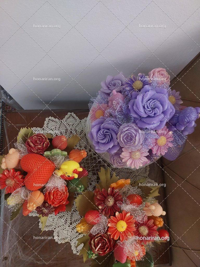 شمع و کارهای رزینی