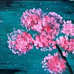 صندوقچه چوبی طرح قدیمی و درخت