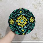 دیوار کوب سفالی با نقوش سنتی ایرانی