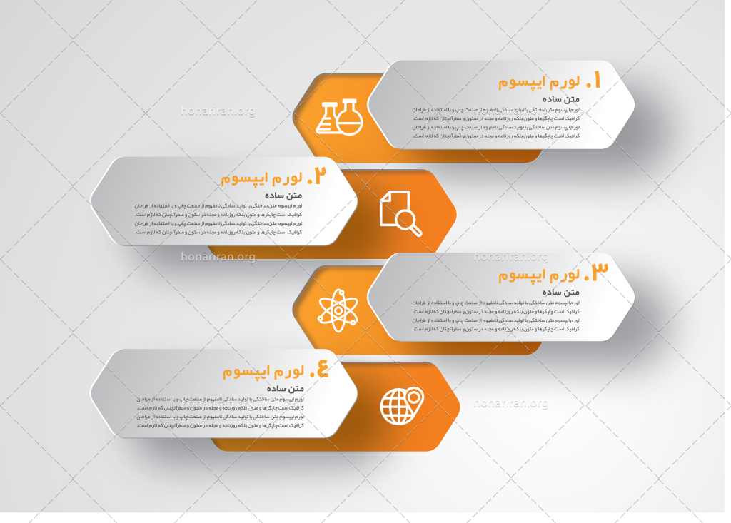 طرح لایه باز اینفوگرافیک آموزشی حرفه ای
