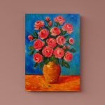 تابلو اکریلیک گل‌های رز