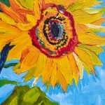 تابلو اکریلیک آفتابگردان ونگوگ