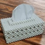 جا دستمال کاغذی مرواریدی