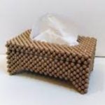 جا دستمال کاغذی مرواریدی