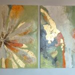 نقاشی روی بوم با تکنیک اکریلیک