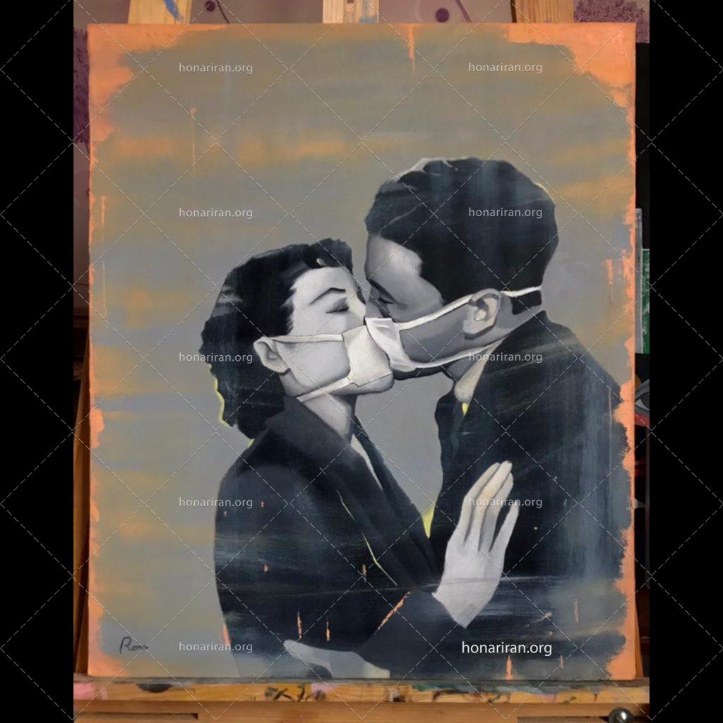 تابلو رنگ روغن مرزها