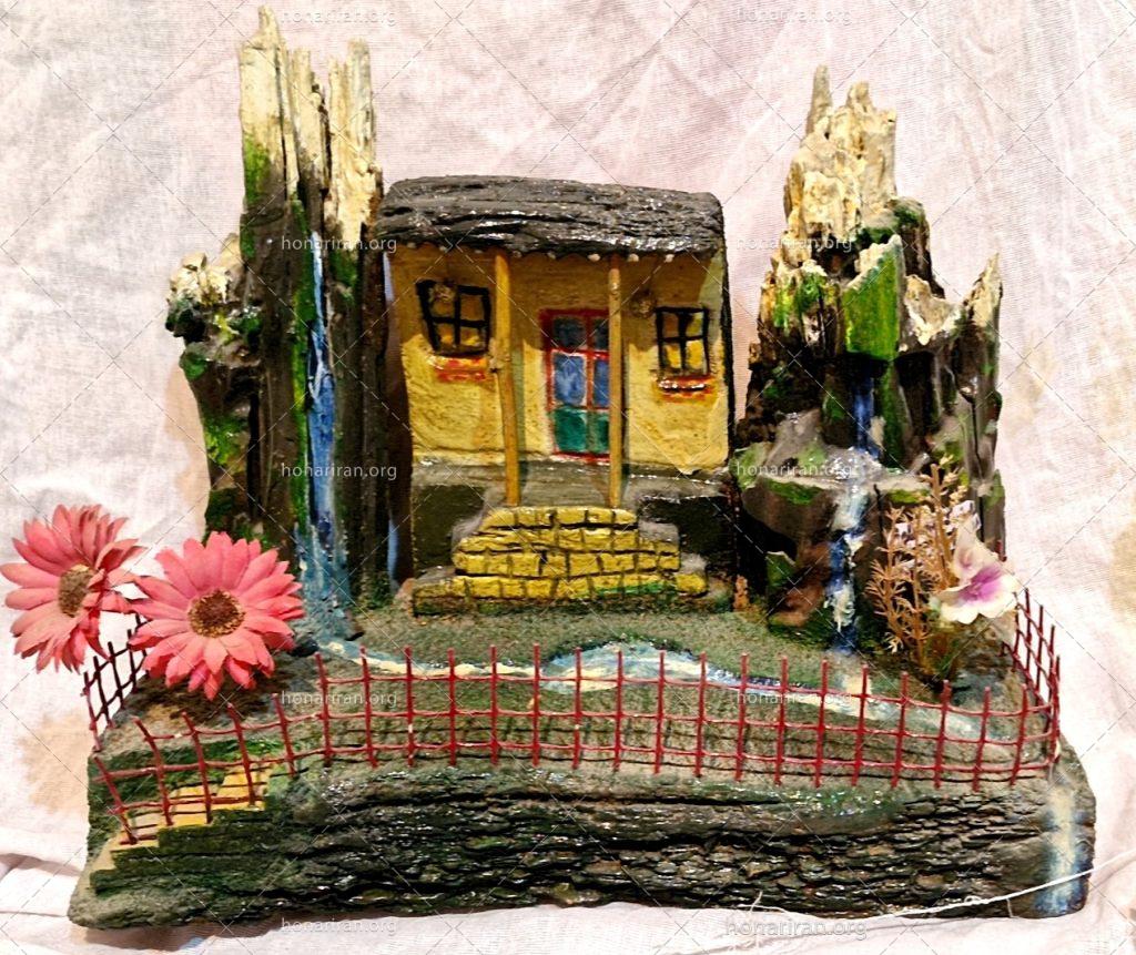 ماکت یک خانه روستایی