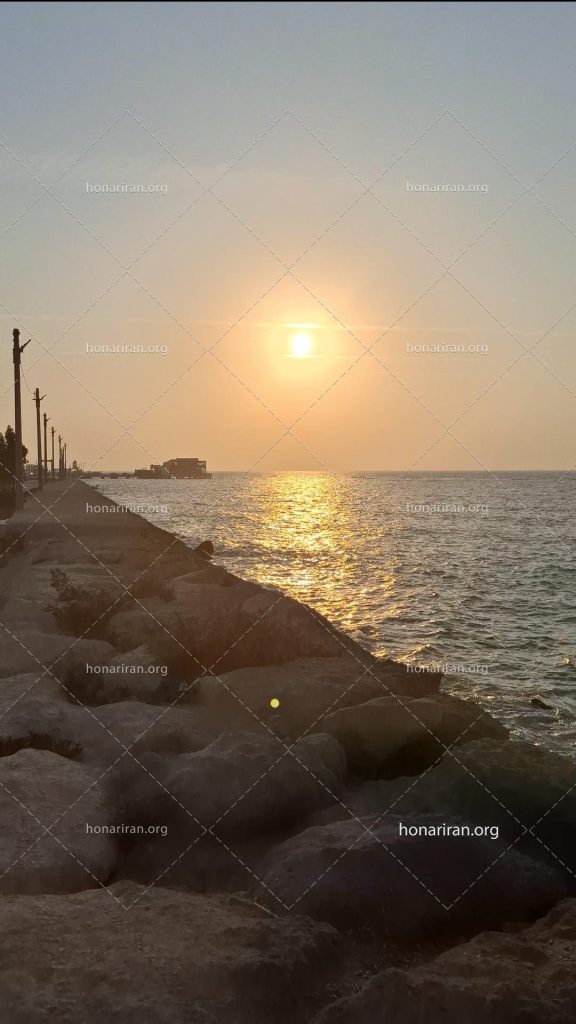 قطعه عکس غروب خورشید