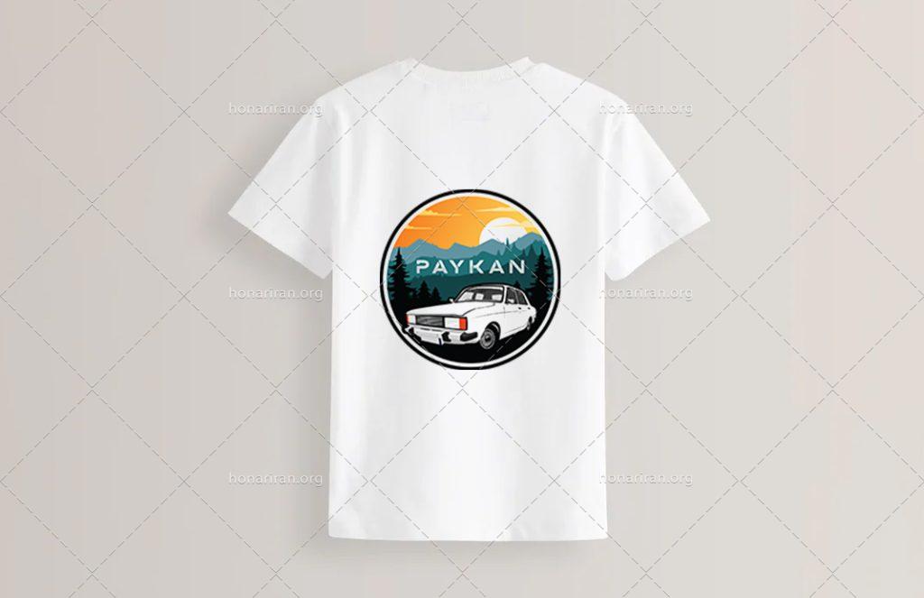 طرح تیشرت پیکان برای چاپ