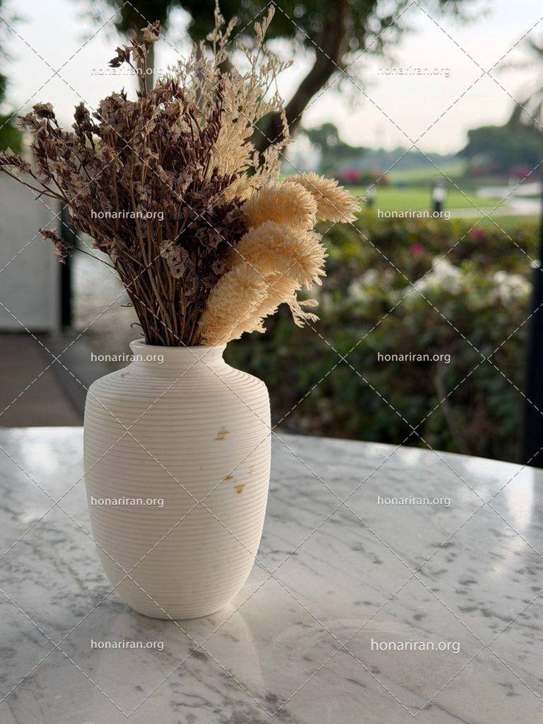 قطعه عکس گلدان خانه وپنجره