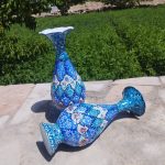 گلدان مینا کاری شده