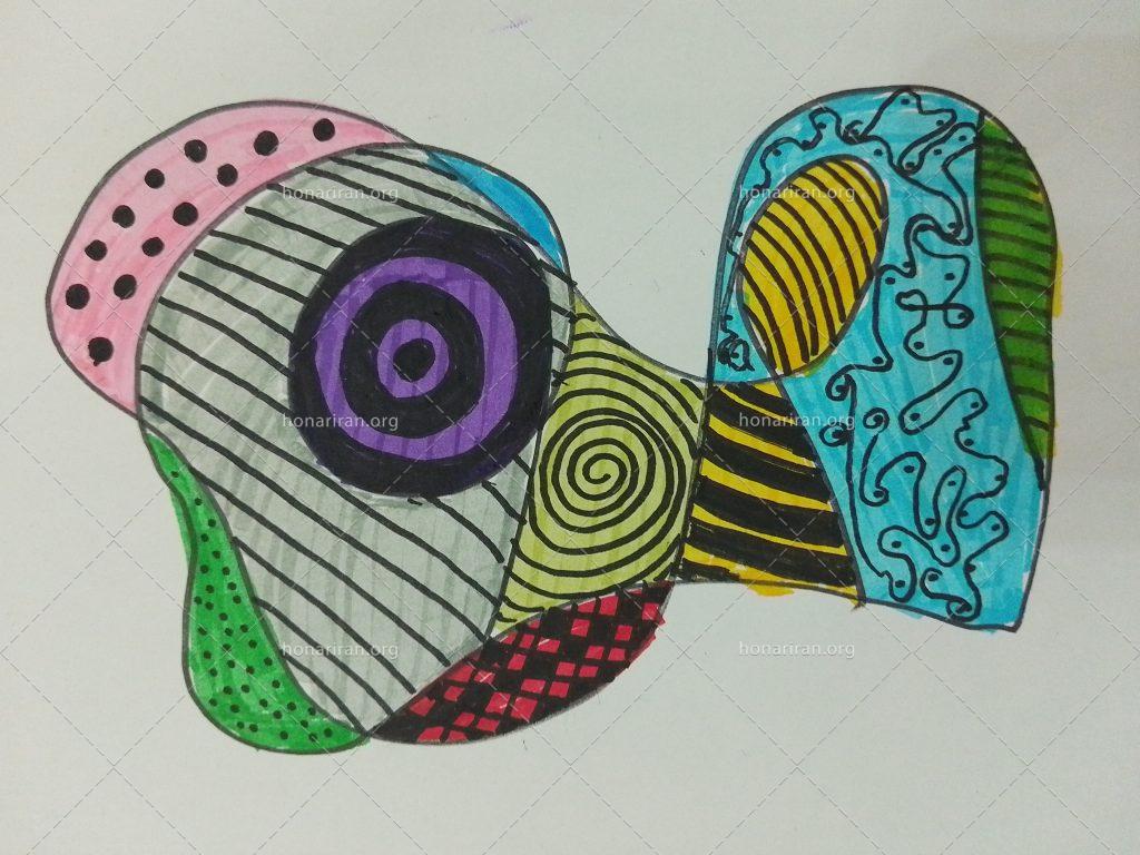 نقاشی رنگارنگ ضد استرس