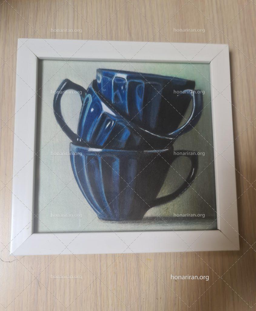 تابلو مدادرنگی فنجان