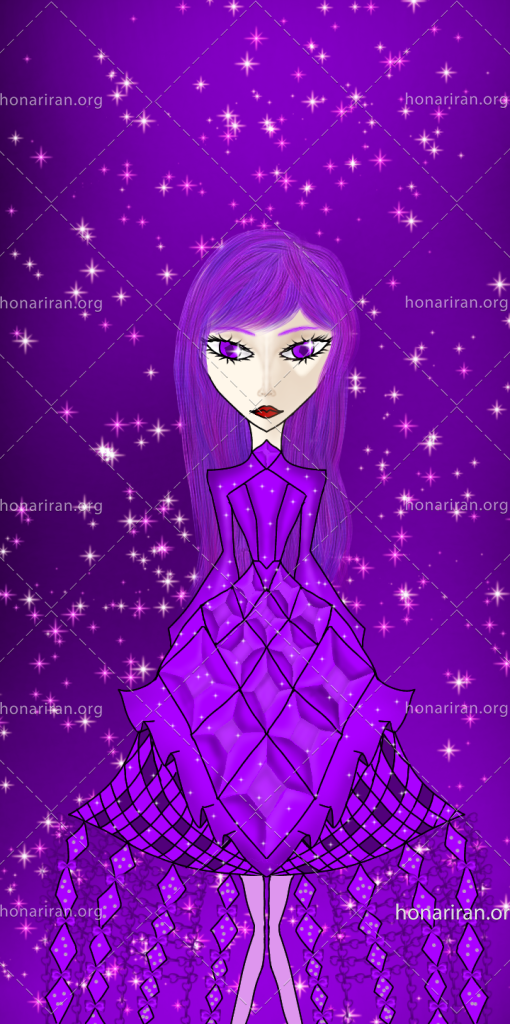 نقاشی دیجیتال فانتزی و مینیمال