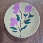 نقاشی روی سفال طرح حصیر