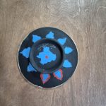 نقاشی روی سفال طرح حصیر