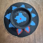 نقاشی روی سفال طرح حصیر