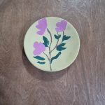 نقاشی روی سفال طرح حصیر