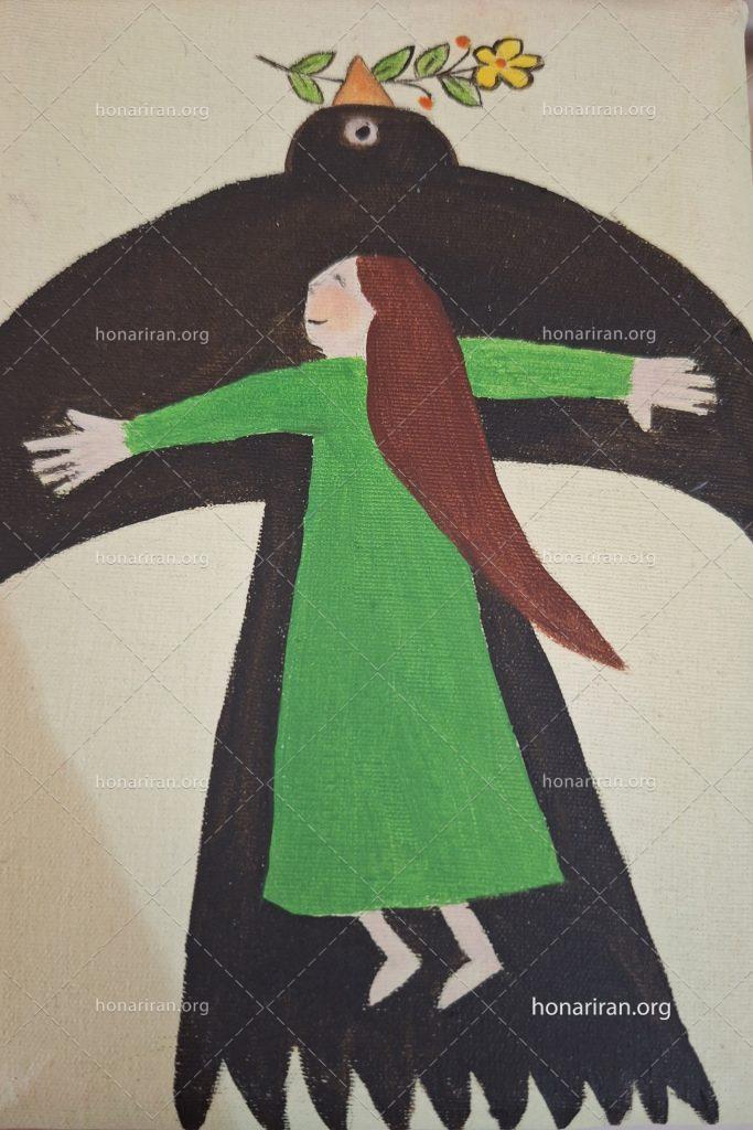 تابلو رنگ روغن پرواز