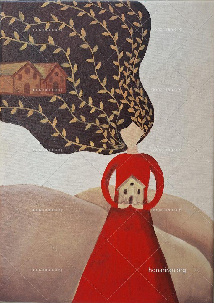 تابلو رنگ روغن نقطهِ امن