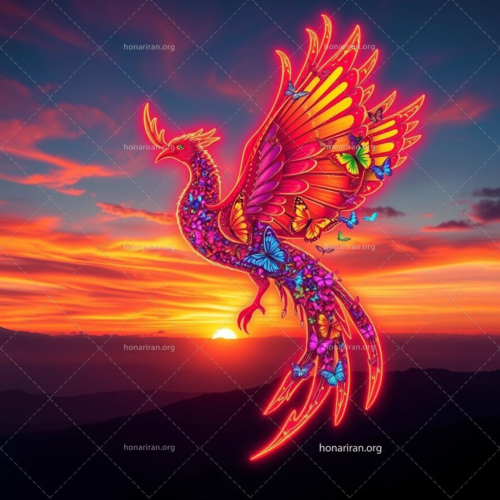 نثاشی دیجیتال، ققنوس در پرواز