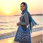 کیف دوشی دارای جیب داخلی