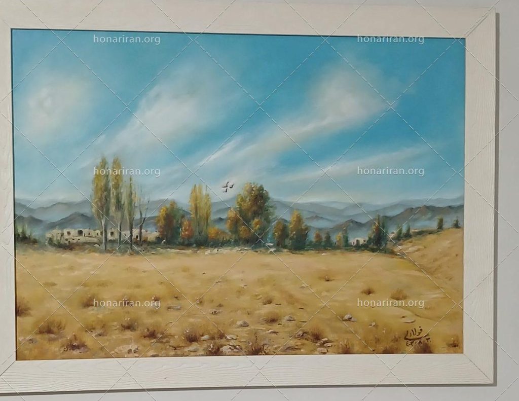 تابلو رنگ روغن آبادی