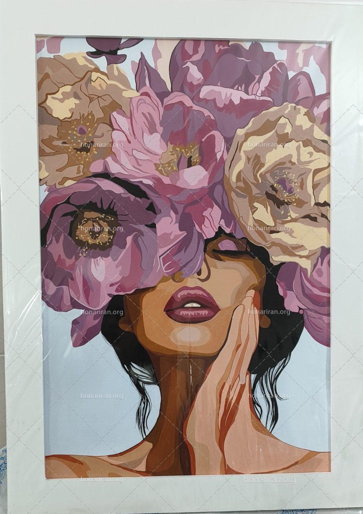 تابلو نقاشی گواش پرتره