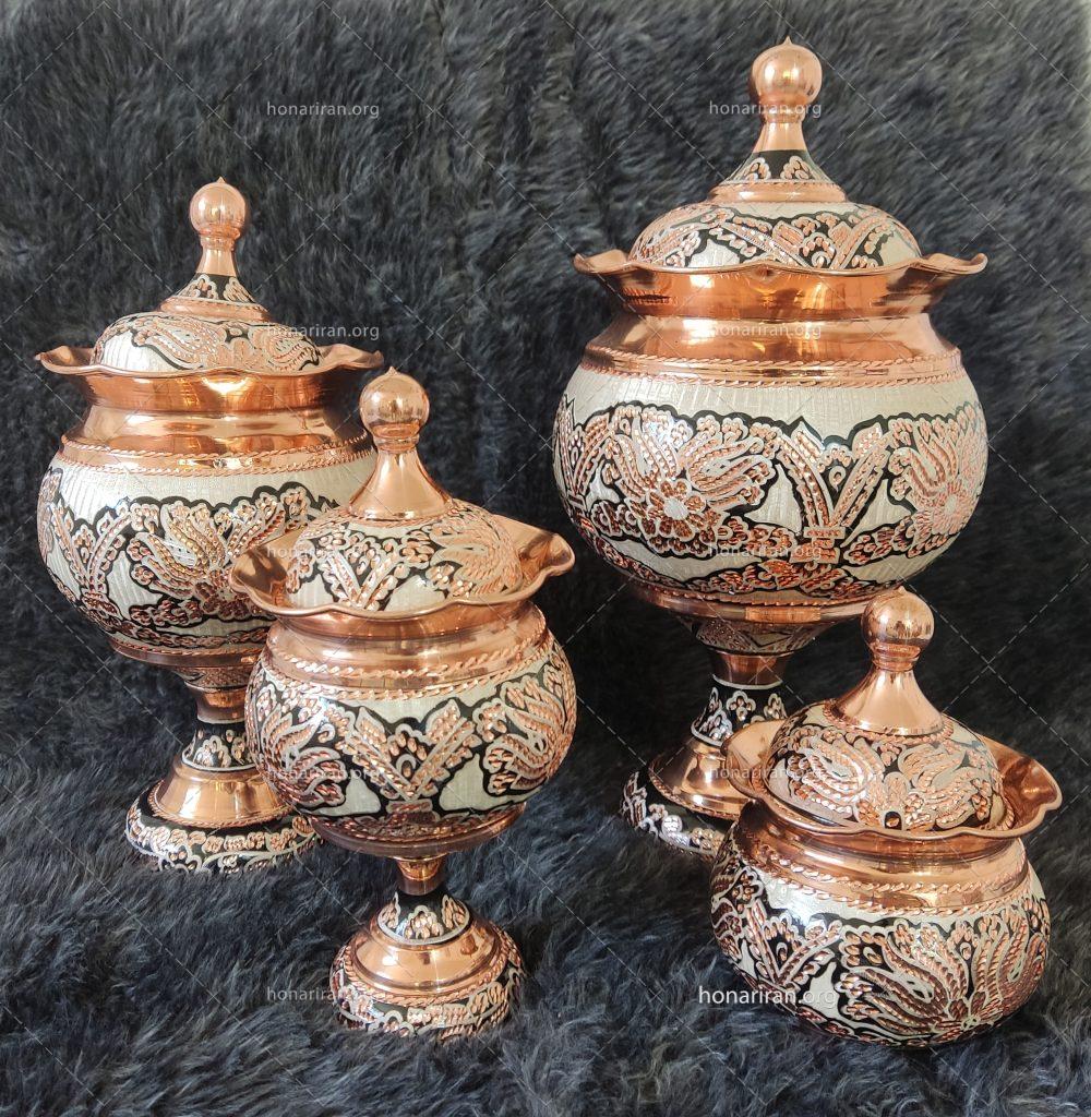 آجیل گنبدی نقره کوب الماس تراش زنجان